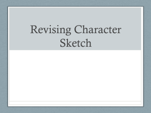 Revising Character Sketch
