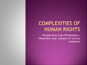 Complexities of human rights