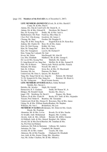 List of members - Royal Asiatic Society
