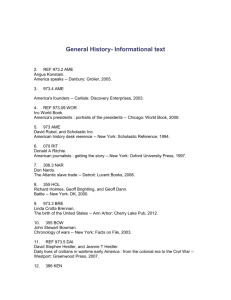 U.S. History Informational Text