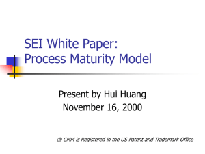 Process Maturity Model