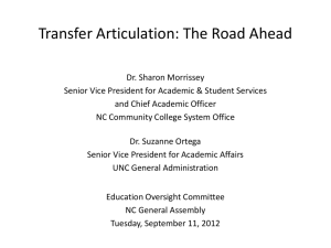 Legislative Education Oversight Presentation Sept. 2012