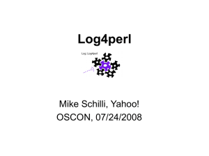Smart Logging With Log4perl