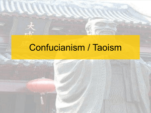 Confucianism / Taoism
