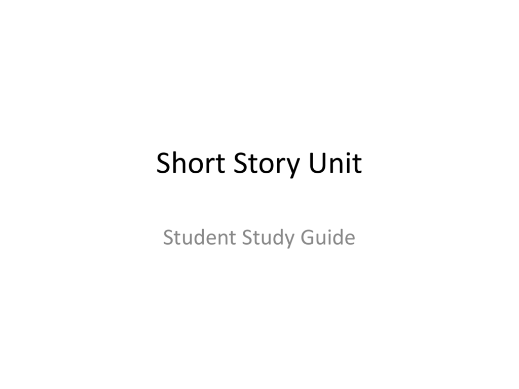 Short Story Plot Chart