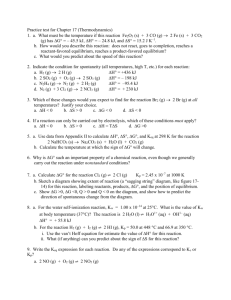 Practice test for Chapter 17