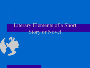 Literary Elements of a Short Story