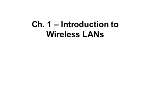 What is a wireless LAN?