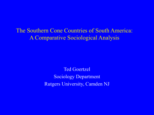 Political Economy of the Southern Cone Countries of South America