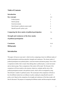 Political Science Final Exam 2012