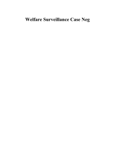 Welfare Surveillance Case Neg