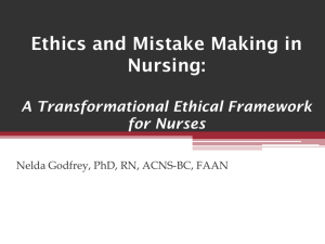 Ethics and Mistake Making in Nursing