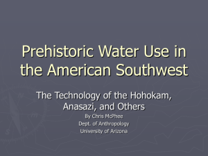 Prehistoric Water Use in the Southwest