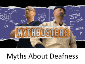 Myths About Deafness