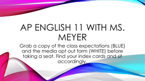 Ap English 11 with Ms. Meyer - Ms. Meyer's English Website