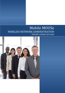 wireless network administration online course outline