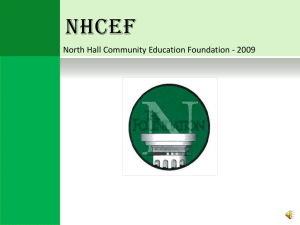 enhance the school curriculum - North Hall Community Education