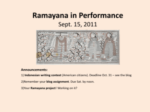 Ramayana Performances