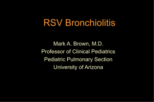 Bronchiolitis Guidelines and Evidence