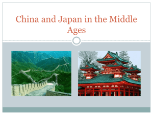 Unit 2 Notes- China and Japan in the Middle Ages