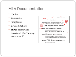 Quote, Paraphrase, and Summarize