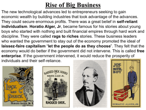 Rise of Big Business - Moore Public Schools