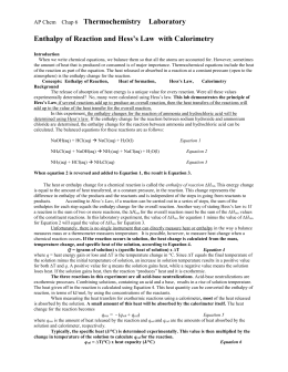 Enthalpy lab report edgenuity picture