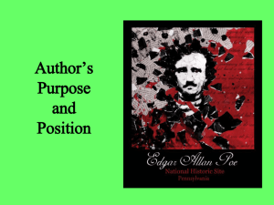 Author's Purpose and Point of View