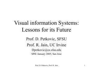 Visual information Systems SPIE