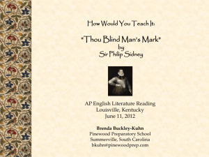 Thou-Blind-Mans - AP LITERATURE CLASS WEBSITE for Mrs