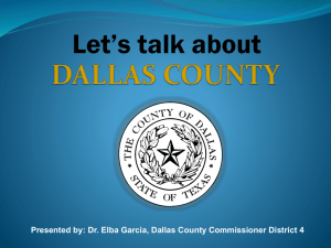 OVERVIEW OF DALLAS COUNTY