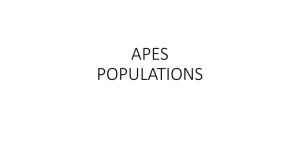apes populations - Sharyland Pioneer High School