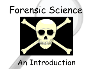 Forensic Science: