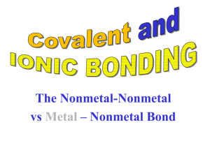 7. Ionic Bonding