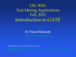 GATE Overview Presentation