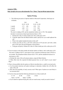 b. Estimate the value of equity, using an option pricing model.