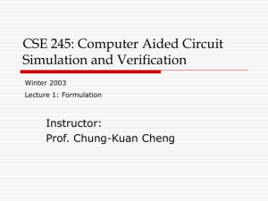 CSE 245 Lecture Notes