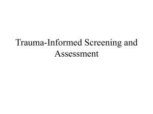 Universal Trauma Screening