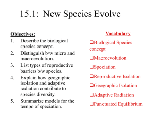 15.1: New Species Evolve