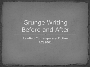 Grunge Writing Before and After
