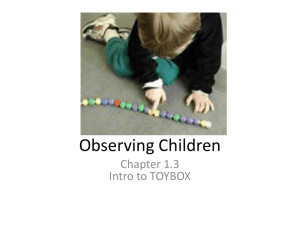 Observing Children - Gilbert Public Schools