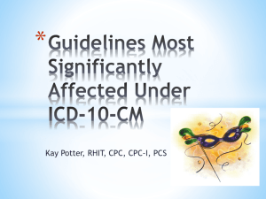 ICD-10-CM Coding Guidelines