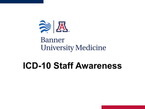 ICD-10 staff awareness