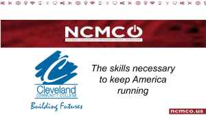 Cleveland Community College NCMCO