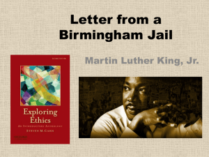 Letter from a Birmingham Jail