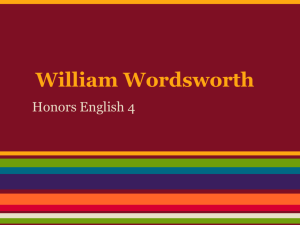 William Wordsworth - North Allegheny School District