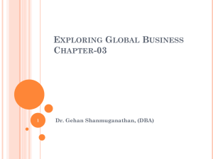 Exploring Global Business