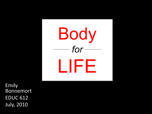 Body for LIFE - WordPress.com