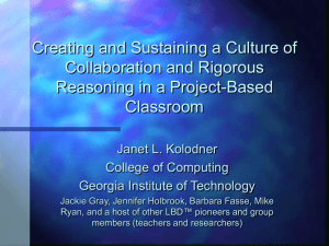 Creating and Sustaining a Culture of Collaboration and Scientific