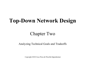 Chapter 2 - Top-Down Network Design